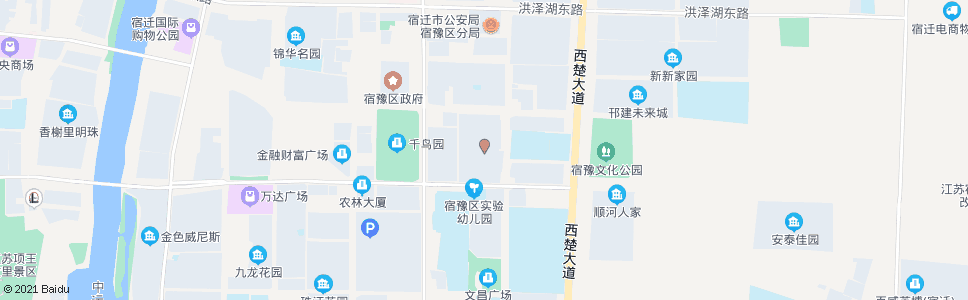 宿迁豫苑别墅_公交站地图_宿迁公交_妙搜公交查询2024