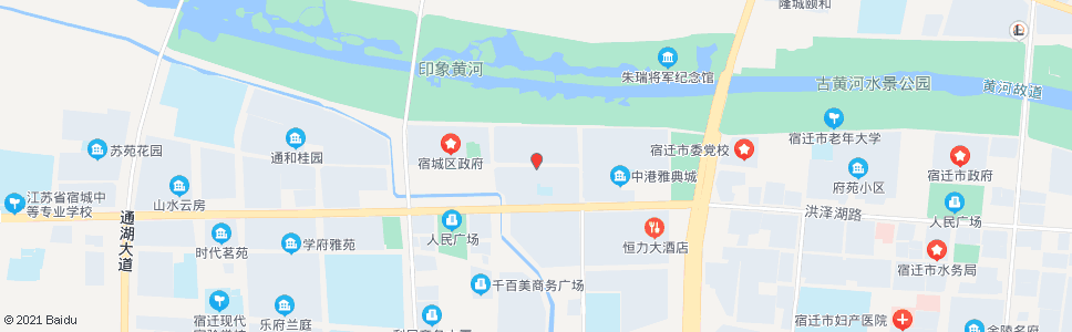 宿迁银河花园_公交站地图_宿迁公交_妙搜公交查询2024