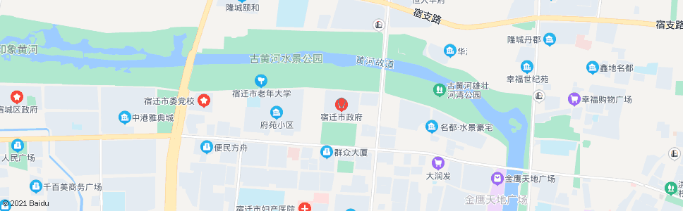 宿迁市政府_公交站地图_宿迁公交_妙搜公交查询2024