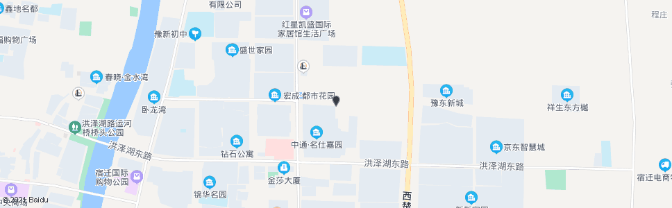 宿迁中通名仕嘉园北门_公交站地图_宿迁公交_妙搜公交查询2024