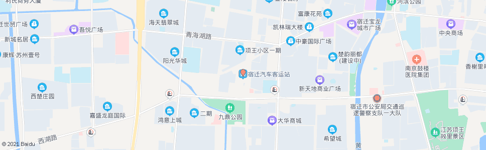 宿迁宿迁汽车客运站_公交站地图_宿迁公交_妙搜公交查询2024