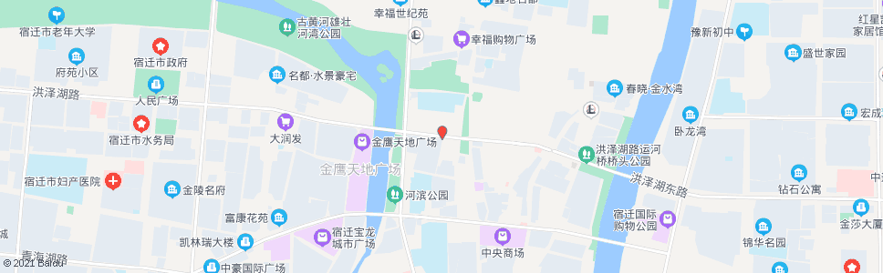 宿迁金港花园_公交站地图_宿迁公交_妙搜公交查询2024