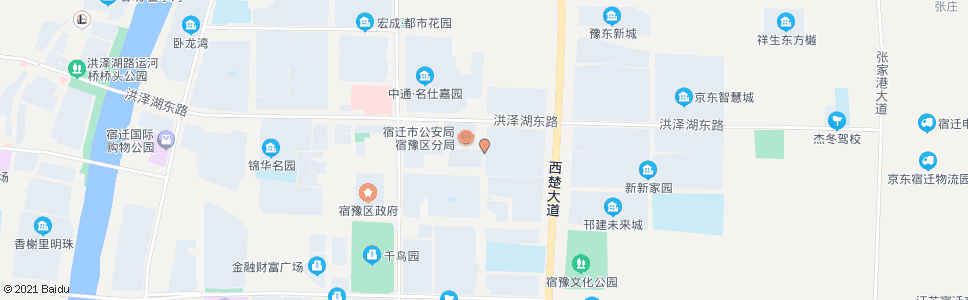 宿迁宿豫区公安局_公交站地图_宿迁公交_妙搜公交查询2024