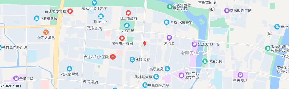 宿迁京杭大酒店_公交站地图_宿迁公交_妙搜公交查询2024