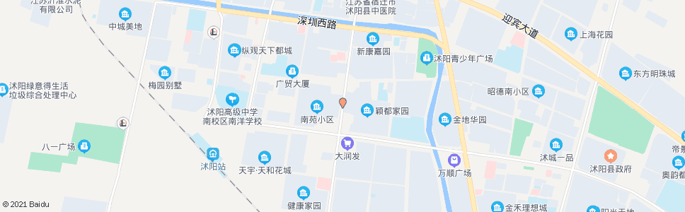 宿迁颖都家园_公交站地图_宿迁公交_妙搜公交查询2024