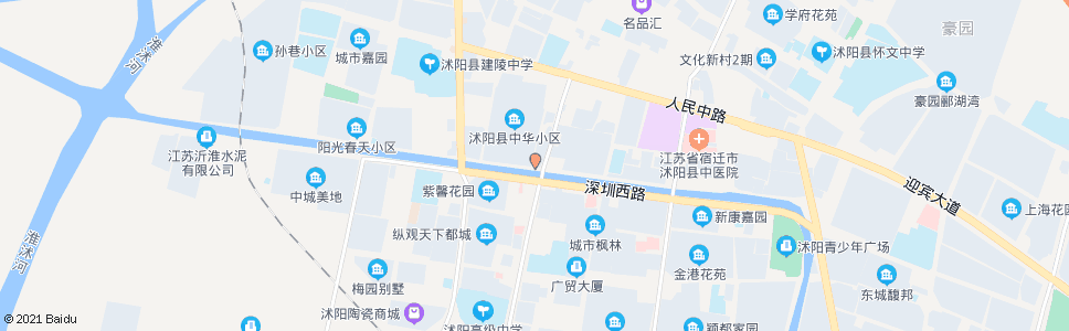 宿迁中心市场_公交站地图_宿迁公交_妙搜公交查询2024