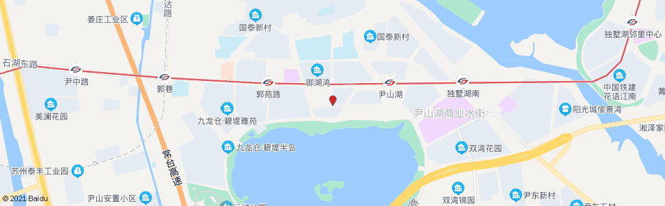 苏州郭新路听湖路_公交站地图_苏州公交_妙搜公交查询2024