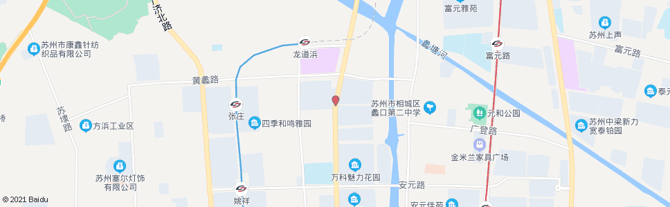 苏州御窑路黄蠡路南_公交站地图_苏州公交_妙搜公交查询2024