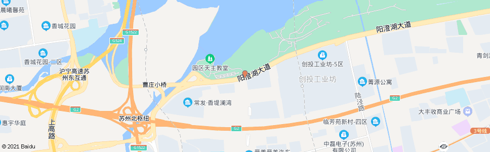 苏州阳澄湖大道缤特力路_公交站地图_苏州公交_妙搜公交查询2024