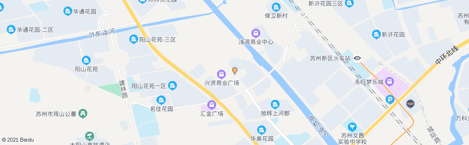 苏州明光路兴贤路北_公交站地图_苏州公交_妙搜公交查询2024