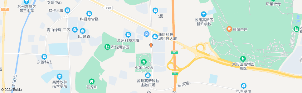 苏州锦峰路科普路南_公交站地图_苏州公交_妙搜公交查询2025