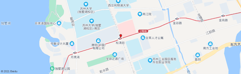 苏州松涛街创苑路_公交站地图_苏州公交_妙搜公交查询2024