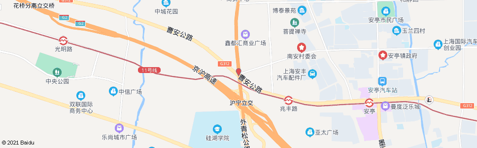 苏州曹安路外青松公路_公交站地图_苏州公交_妙搜公交查询2025