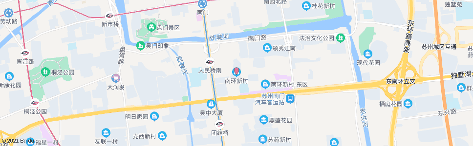 苏州南环新村2_公交站地图_苏州公交_妙搜公交查询2025