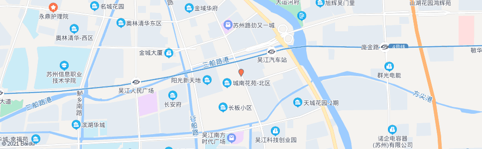 苏州长安路长板路北_公交站地图_苏州公交_妙搜公交查询2025