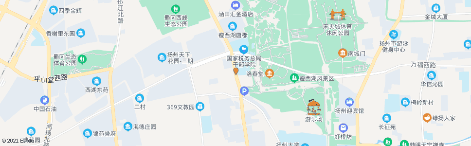 扬州二十四桥_公交站地图_扬州公交_妙搜公交查询2024
