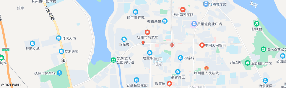 抚州区检察院_公交站地图_抚州公交_妙搜公交查询2024