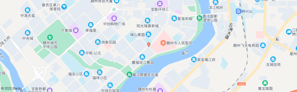 赣州叶坪路小学_公交站地图_赣州公交_妙搜公交查询2024