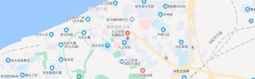 九江附属医院_公交站地图_九江公交_妙搜公交查询2024