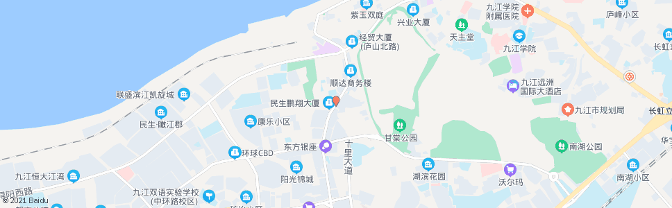 九江东盟城中城_公交站地图_九江公交_妙搜公交查询2024