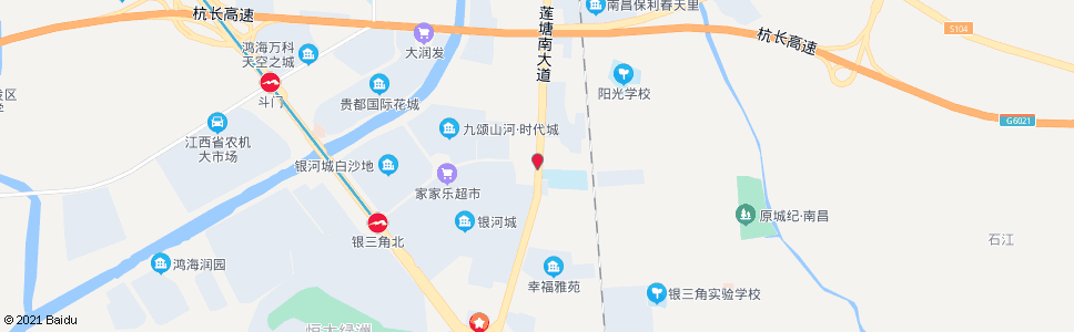 南昌银河城_公交站地图_南昌公交_妙搜公交查询2024