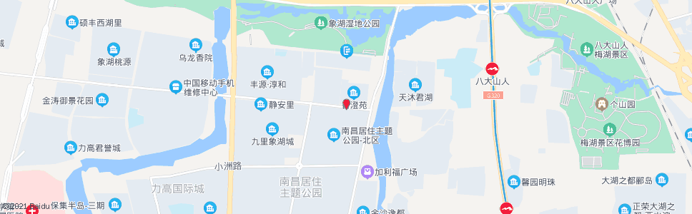 南昌八月湖路东口_公交站地图_南昌公交_妙搜公交查询2024