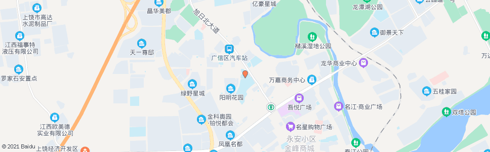 上饶县二小_公交站地图_上饶公交_妙搜公交查询2024