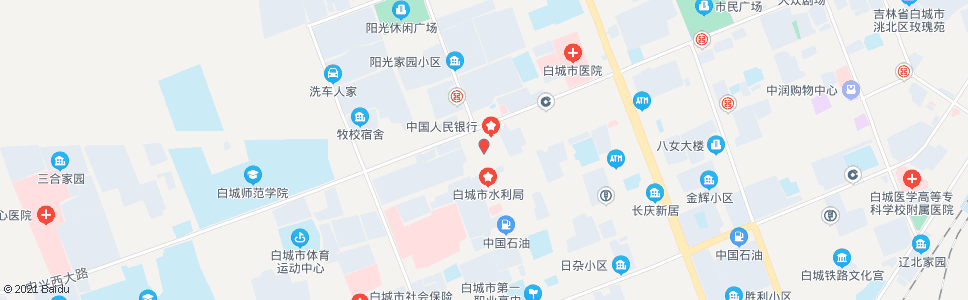 白城白城市公安局_公交站地图_白城公交_妙搜公交查询2024