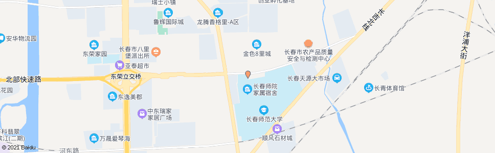 长春长春师范大学北门_公交站地图_长春公交_妙搜公交查询2024