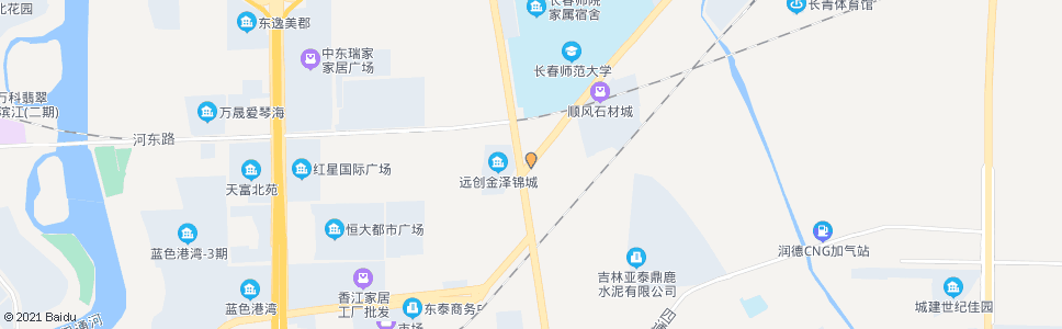 长春东环城路(零公里)_公交站地图_长春公交_妙搜公交查询2024