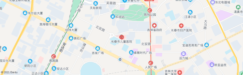 长春北安路(市医院)_公交站地图_长春公交_妙搜公交查询2024