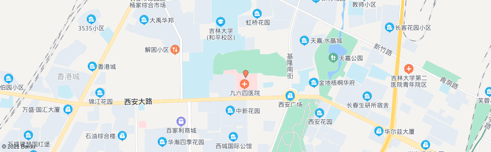 长春208医院_公交站地图_长春公交_妙搜公交查询2024