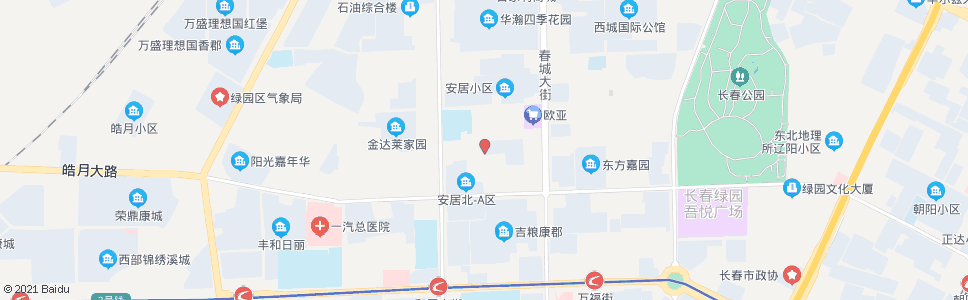 长春绿化街_公交站地图_长春公交_妙搜公交查询2024