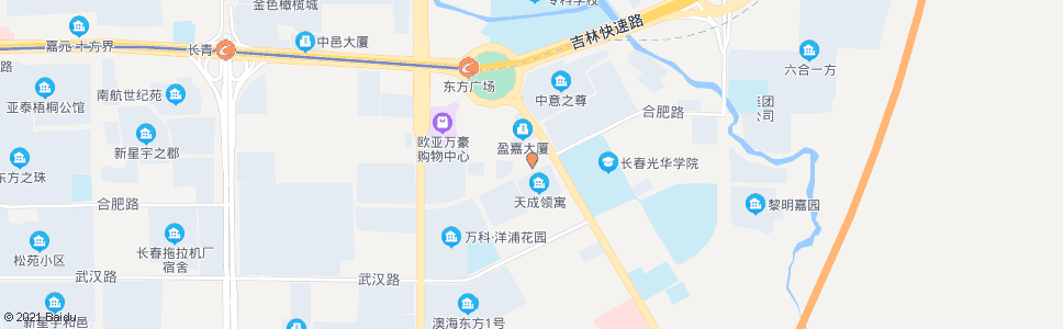 长春合肥路_公交站地图_长春公交_妙搜公交查询2024