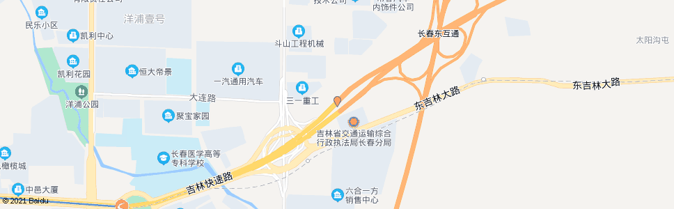 长春长吉道口_公交站地图_长春公交_妙搜公交查询2024