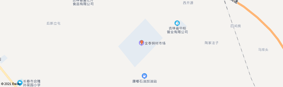 长春凯旋路钢材市场_公交站地图_长春公交_妙搜公交查询2024