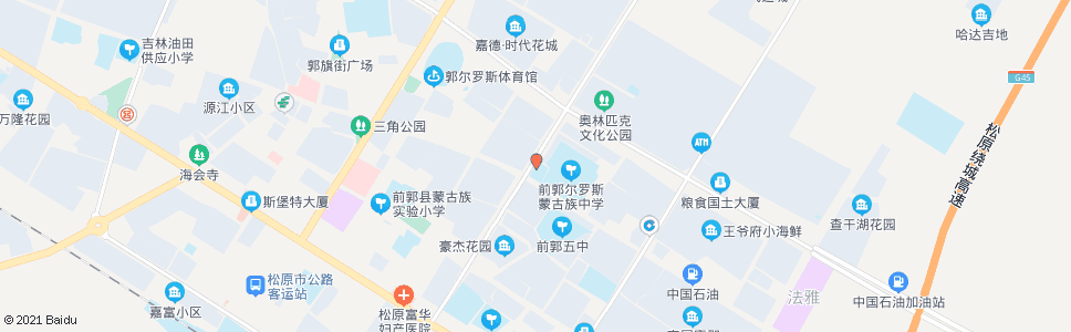 松原乌兰派出所_公交站地图_松原公交_妙搜公交查询2024