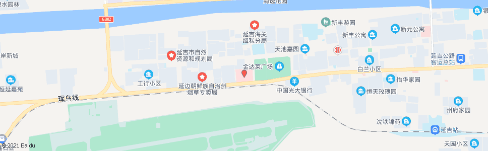 延边现通医院_公交站地图_延边公交_妙搜公交查询2024