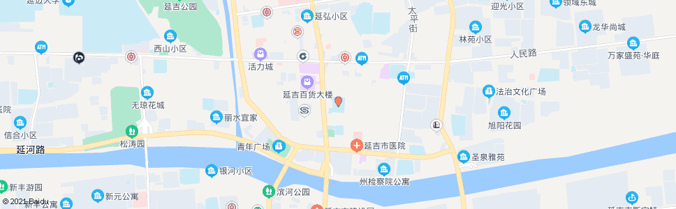 延边中央小学_公交站地图_延边公交_妙搜公交查询2024