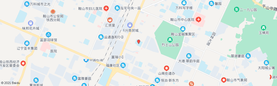 鞍山山南小学_公交站地图_鞍山公交_妙搜公交查询2024