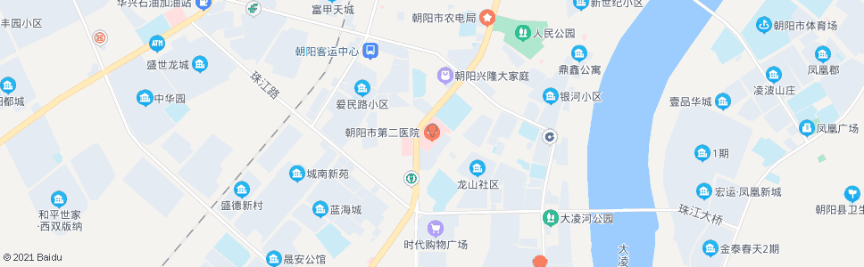 朝阳市二院_公交站地图_朝阳公交_妙搜公交查询2024