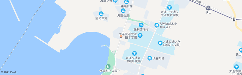 大连滨港路_公交站地图_大连公交_妙搜公交查询2024