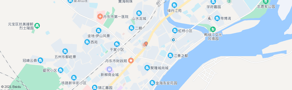 丹东宝山市场_公交站地图_丹东公交_妙搜公交查询2024