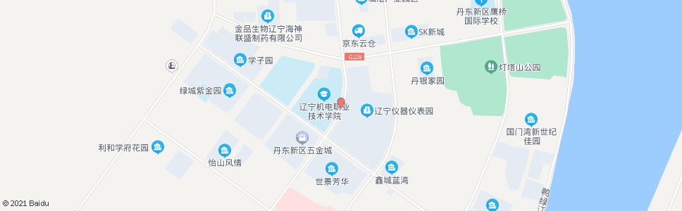 丹东辽宁机电学院_公交站地图_丹东公交_妙搜公交查询2024