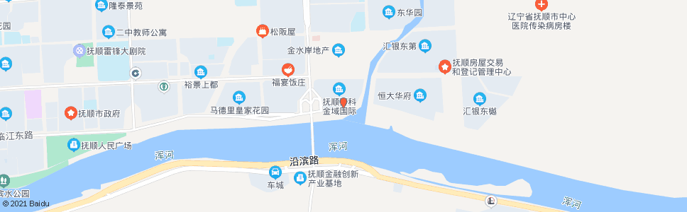 抚顺国际新城_公交站地图_抚顺公交_妙搜公交查询2024