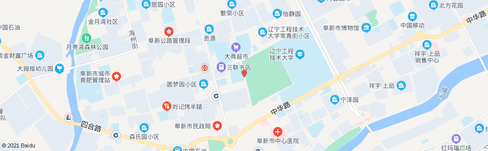 阜新民族街小学_公交站地图_阜新公交_妙搜公交查询2024