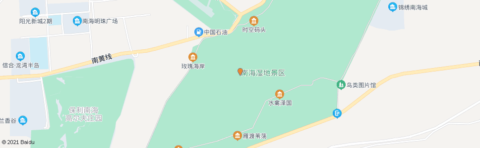 包头南海湿地景区_公交站地图_包头公交_妙搜公交查询2024