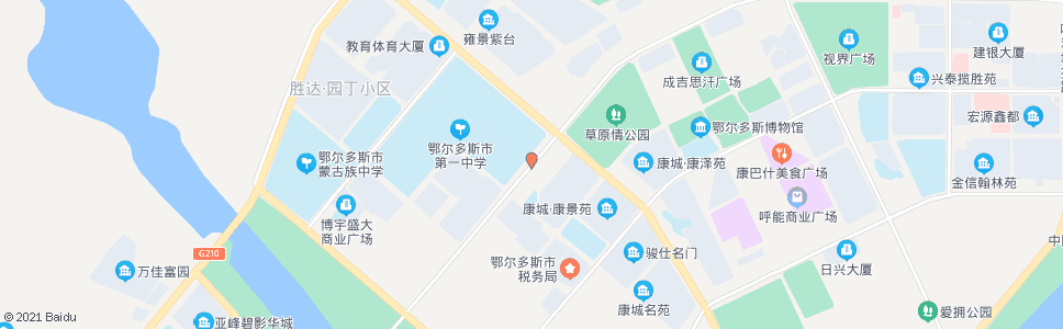 鄂尔多斯市一中南门_公交站地图_鄂尔多斯公交_妙搜公交查询2024