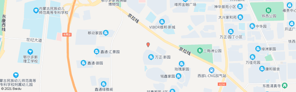 鄂尔多斯杨家渠A区_公交站地图_鄂尔多斯公交_妙搜公交查询2024