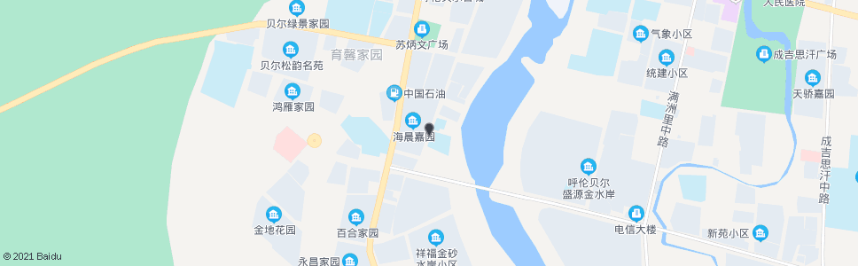 呼伦贝尔正阳小学_公交站地图_呼伦贝尔公交_妙搜公交查询2024